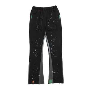 Pantalones Deportivos Casuales con Estampado de Grafiti y Salpicaduras de Pintura, Pantalones Deportivos con Cordón en la Cintura para Hombre, Modelo 2025 - Product Image 2