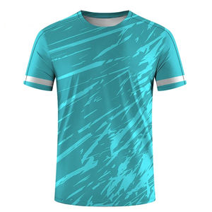 Camisetas Deportivas de Gimnasio para Hombre al por Mayor 2024 OEM, de Alta Calidad, Tejidas, de Secado Rápido, Transpirables, con Cuello Redondo, Sublimadas, 100% Poliéster - Product Image 5