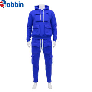 Vêtement pour homme, ensemble jogging cargo à capuche 2 pièces, logo personnalisé, décontracté, multi-poches, survêtement pour homme, nouveau survêtement pour homme, survêtement d'hiver - Product Image 3