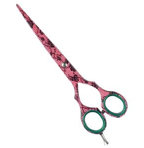 Nouveauté Ciseaux de coiffure droits et pointus en acier au carbone Ciseaux de coiffure à vis fantaisie - Product Image 1