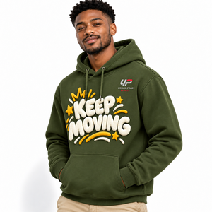 Sweat à capuche moderne pour homme avec impression en relief, impression à l'écran dimensionnelle, tissu confortable et détails de mode urbaine uniques - Product Image 2