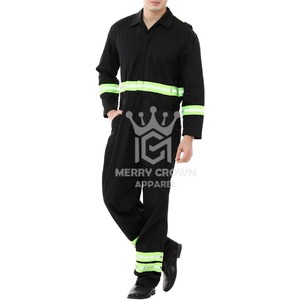 Combinaison de travail pour ouvrier du bâtiment, vêtements de sécurité à bandes réfléchissantes, antistatiques, imperméables, en coton, grande taille, pour hommes - Product Image 4