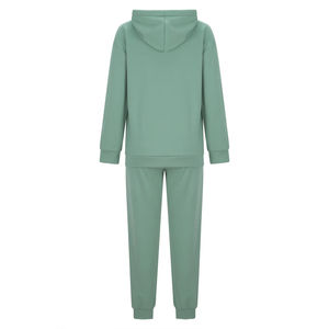 ชุดวอร์มสองชิ้นสำหรับผู้หญิงกางเกงกีฬากันลมกลับด้านได้ลำลองไซส์ใหญ่พิเศษ - Product Image 2