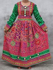 2023 Traditional Muslim <b>Clothing</b> Afghan Kuchi Dress Tribal Afghani Koochi Salwar Kameez Shalwar Handcrafted in Afghanistan - Product Image 2