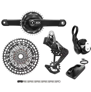 OFFRES sur le groupe de transmission XX SL Eagle - AXS T-Type D1 avec pédalier et dérailleur arrière avec capteur de puissance, noir - Product Image 1