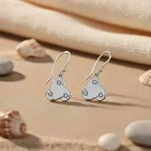 Pendientes Colgantes de Plata 925 con Circonita Cúbica para Mujer, Chapados en Oro de 14K, 18K y 24K, Oro Blanco, Diamantes, para Bodas y Fiestas - Product Image 2