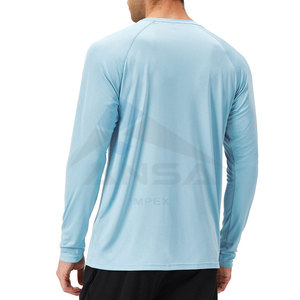 Wholesale Custom Compression <b>Long</b> <b>Sleeve</b> UV <b>Rash</b> <b>Vest</b> Printed <b>Rash</b> Guard T Shirt Breathable Polyester Fabric <b>Rash</b> Guards - Product Image 6