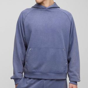 Haute Qualité Sunfaded Washed Batik Boxy Fit Streetwear À Capuche Hommes Drop Shoulder Sweats À Capuche Personnalisés Surdimensionnés - Product Image 1