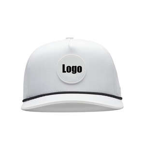 Gorra de Golf de Tela Oxford, Transpirable, con Orificios Cortados con Láser, Impermeable, 5 Paneles, Visera Ligeramente Curvada, Cuerda Personalizada, Estilo Deportivo Unisex, Gorra para el Sol - Product Image 4
