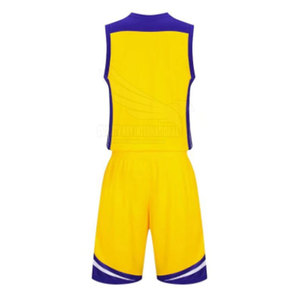 Uniformes de Baloncesto Personalizables de Alta Calidad y Nuevo Estilo, Conjuntos Deportivos Transpirables y Cómodos, Camiseta y Pantalones Cortos para Adultos, 100% - Product Image 4