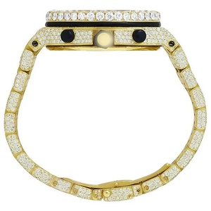 Reloj Mecánico Automático de Lujo Personalizado con Diamantes VVS Moissanite ETA, Cristal, Acero Inoxidable, Estilo Hip Hop, Unisex, 3BAR - Product Image 3