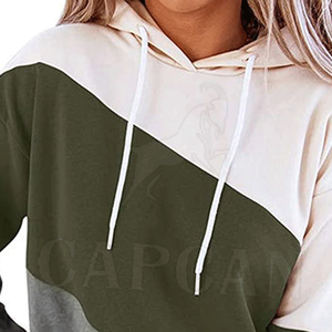 Sudaderas con capucha de algodón 100% más vendidas para mujer, ropa de calle de alta Fabricación, Etiqueta Privada, estilo informal de invierno con capucha - Product Image 4