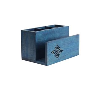 High Quality Handmade Wooden Cutlery Holder for Tableware Restaurant Hotel Home Customized Logo Available - Product Image 4