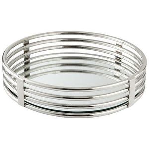 ถาดกระจกโลหะและกระจกสำเร็จรูปหรูหราสไตล์โบราณมีรายละเอียดที่ซับซ้อนสำหรับการตกแต่งภายในที่หรูหรา - Product Image 4