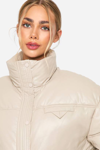 Chaqueta Acolchada de Invierno para Mujer, Corta, al por Mayor, Mejor Vendedor, Precio de Fábrica, Juvenil, Transpirable, de Punto - Product Image 3