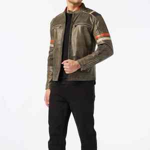 Chaqueta de Cuero para Hombre de Diseño Superior, 100% Cuero Original de Calidad, Popular, Personalizada, Hecha con Cuero de Alta Calidad - Product Image 6