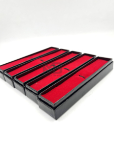 Boîte de pince à épiler unique enduite de papier noir emballage pince à épiler Extension de cils outils de cils Logo privé fournisseur personnalisé rouge - Product Image 6