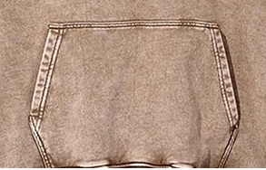 เสื้อฮู้ดผู้ชายเสื้อล้างกรดแบบวินเทจ - Product Image 6