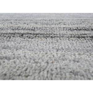 Blythe Grey Black Striped Wool <b>Rug</b> Hand Knotted <b>Boho</b> Style Afghan Afghan for Home Living Room Hallway Rectangle Carpet-LSEA-1197 - Product Image 3