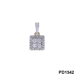 จี้เพชรทรง0.29CTW ของผู้หญิงที่สง่างามเหนือกาลเวลาสีทองประกายสดใส - Product Image 6