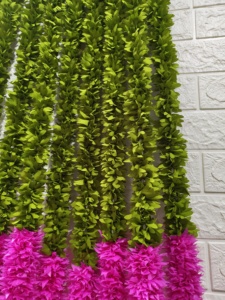 Guirnalda de flores de jazmín artificiales Diwali hogar templo decoración boda del sur de la India cadena Floral boda moda cumpleaños telón de fondo - Product Image 4