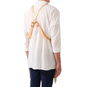 Tablier en cuir réglable durable pour hommes boucher chef BBQ cuisine atelier de soudage utiliser un tablier en cuir robuste - Product Image 2