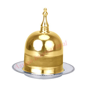 Bandeja para servir Koozy con diseño de tulipán, cuencos dorados y plateados para mesa, cocina, decoración de frutas secas pulidas, bandeja para servir con forma elegante - Product Image 4