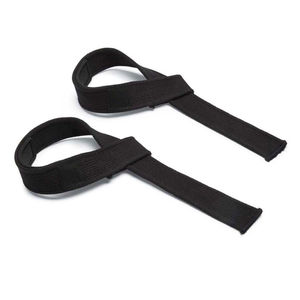 Sangles de levage personnalisées en coton et cuir, légères, portables et confortables pour hommes - Accessoires de musculation pour la salle de sport, musculation - Product Image 1