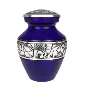 Artesanías indias, acabado dorado con estampado de pata, recuerdo de latón, urnas de cremación, superventas, recuerdos funerarios de Metal - Product Image 5