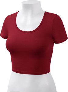 Impression numérique Femmes Crop Top design vente à chaud top tendance pas cher taux confortable respirant Femmes Crop Top avec les meilleures choses - Product Image 3