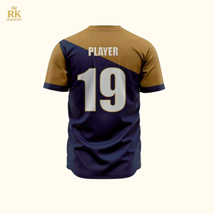 Nouvel uniforme de baseball personnalisé imprimé par sublimation OEM Uniforme de baseball de bonne qualité pour hommes - Product Image 3