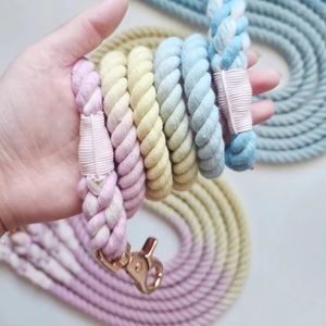 Correa de cuerda de perro algodón caramelo degradado - Product Image 1