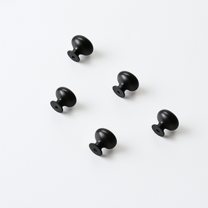 Modern Classic Matte <b>Black</b> Durable Cabinet Knob Sustainable Easy Install for Kitchen Bathroom Wardrobe <b>Drawer</b> Living Room - Product Image 4