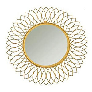 Miroir de style nordique de bonne qualité Miroir de forme ovale oeil vintage moderne Miroir de conception décorative Miroir mural - Product Image 2