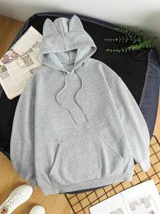 Sudaderas con capucha de logotipo personalizado unisex para niños, jersey de gran tamaño bordado, ropa de correr de invierno, sudaderas con capucha en blanco OEM de peso pesado con estampado - Product Image 6