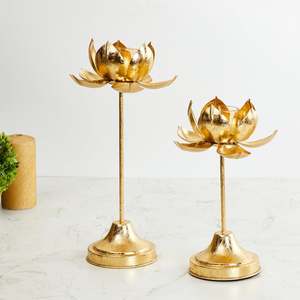 Nuevo diseño más vendido, soporte de vela de moda, decoración del hogar, soporte de vela de lujo elegante, producto inteligente para el hogar, soporte de vela de Metal - Product Image 1