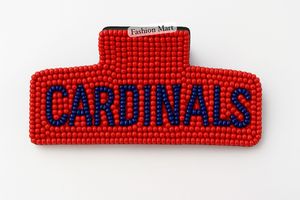 Pince à cheveux perlée pour femmes Nom de l'équipe et logo personnalisés - Product Image 3