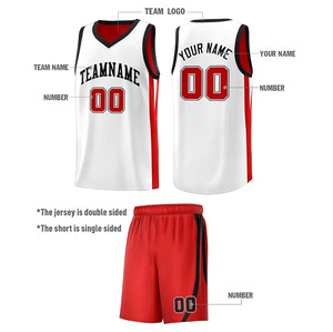 Maillot de basket-ball imprimé par transfert de chaleur ensembles respirants uniforme de basket-ball - Product Image 3