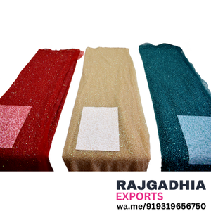 Tissu de mélange de broderie à la main de haute qualité pour les femmes, tissu de luxe pour la fête de mariage nouvelle séquence de style pour - Product Image 2