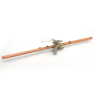 Válvula de bola de gas medicinal de 3 piezas y 600 PSI con extremos de tubo extendidos ANSI/CE, limpia y envasada, para oxígeno/N2O/CO2, válvula de gas de latón - Product Image 6
