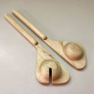 Ensemble de couverts en bois écologiques et élégants, vaisselle en bois naturel pour cuisines et cafés modernes - Product Image 5