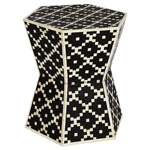 La última forma cilíndrica, artículos de Hotel, taburete con incrustaciones de hueso MDF, venta al por mayor, incrustaciones de hueso, taburete moderno de buena calidad para sala de estar para dormitorio - Product Image 2