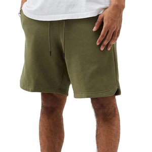 Custom <b>Knee</b> <b>Length</b> Cotton Terry solid color <b>Shorts</b> <b>Men</b> Casual <b>Shorts</b> Elastic Waist Casual <b>Shorts</b> for <b>men</b> - Product Image 1