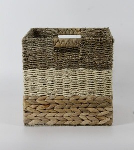 Eco-Friendly Foldable <b>Collapsible</b> Vintage Paper <b>Storage</b> Basket Multifunction Design Bowl Shape for Home Sundries Organization - Product Image 3