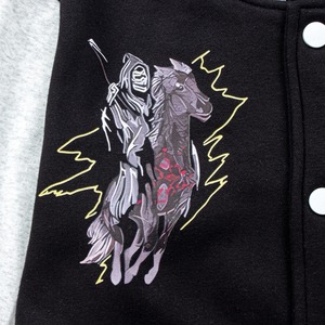 Custom Puffer Varsity <b>Baseball</b> <b>Jacket</b> with Embroidery Canvas Fabric Front Logo Winter Ready Customizable - Product Image 3