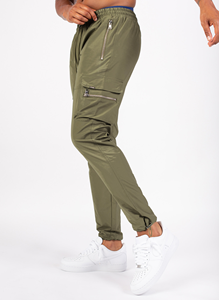 Hot Style Men's Lightweight Casual <b>Color</b> Cargo Multi-pocket Trousers with Pockets High Quality <b>Pencil</b> Knitted Pants Wholesale - Product Image 4