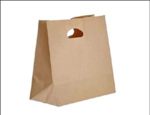 Sacs en papier personnalisés imprimés en gros |   Sac d'emballage alimentaire écologique et recyclable pour les plats à emporter - Product Image 1