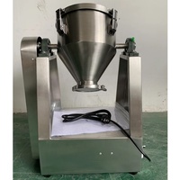 Mélangeur de poudre sec silencieux en acier inoxydable café lait thé poudre pigment chinois tambour mélangeur de poudre en laboratoire