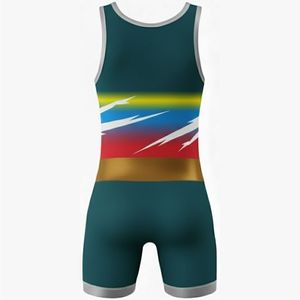 ชุดมวยปล้ำผู้ใหญ่ผ้าเนื้อนุ่มยืดหยุ่นสูง ดีไซน์ไร้สาย ติดกระดุมแบบแป๊ก ระบายอากาศได้ดี สวมใส่สบาย เหมาะสำหรับการออกกำลังกาย - Product Image 3