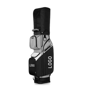 Sac de golf en cuir unisexe de haute qualité sacs de golf brodés sac de personnel de golf en PU souple et durable sac de tour de golf sacs de service OEM - Product Image 5